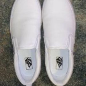 Vans there white